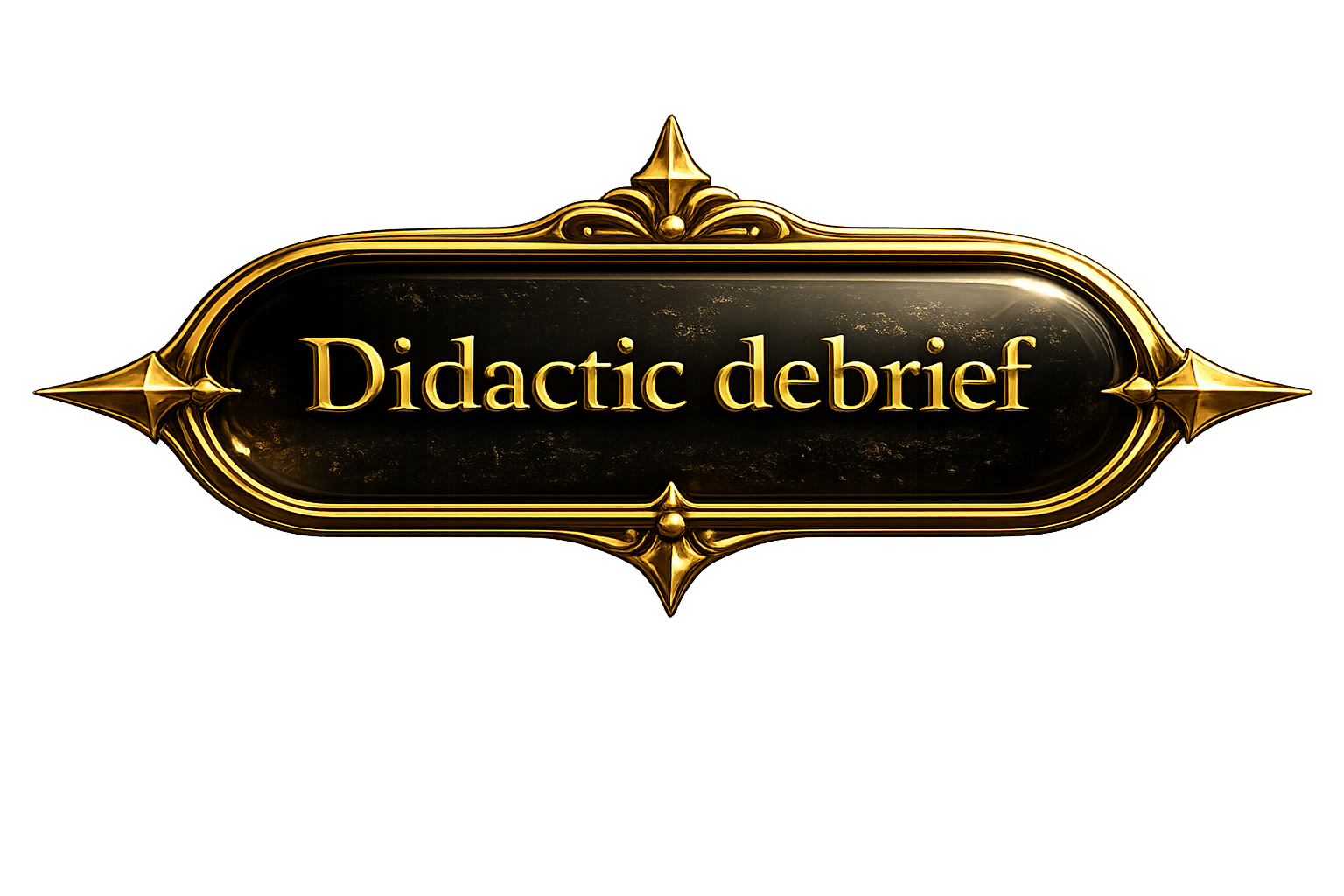 Didactic debrief